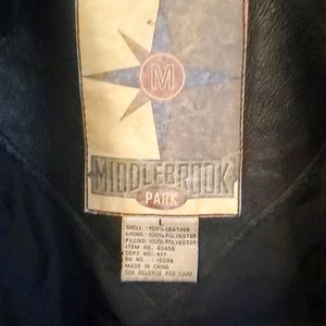 Long Black Leather women's Coat